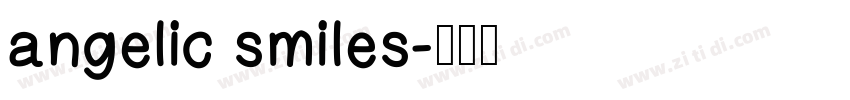 angelic smiles字体转换